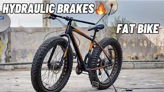 Hydraulic Brakes for Fat bike ⚡️Fat bike modification started🔥