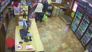 Кража в магазине Похвистнево, запись с камеры наблюдения