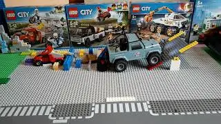 Testing Mini RC Jeep SCALER 4wd on #LEGO BRICKS obstacles