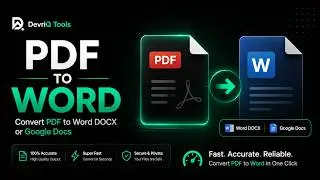 Convert PDF to Word Online Free | PDF to DOCX | DevriQ Tools