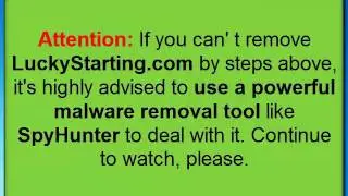 LuckyStarting.com - Effective Guide to Remove Browser Hijacker