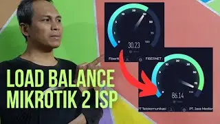 Cara Cepat Setting load balancing mikrotik 2 ISP berbeda bandwidth