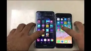 Huawei p10 lite vs IPhone 6s - Speed Test!