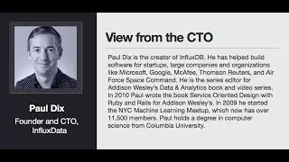 Paul Dix [InfluxData] | View from the CTO | InfluxDays 2018