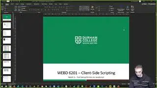 WEBD6201 - W2021 - Client-Side Scripting - Part 1 - Course Intro and Tool Setup