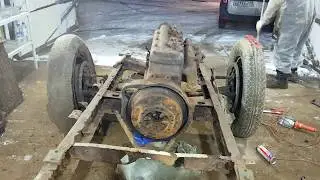 Снятие двигателя с 