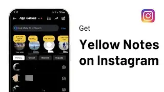 Yellow Colour Notes on Instagram
