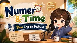 Luyện Nghe - Hiểu Tiếng Anh Level B1 - Time & Number | Slow English Podcast | Shadowing English