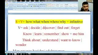 62 dars - Infinitives and Gerunds 3