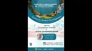 CFSD -  International Webinar on Social Entrepreneurship