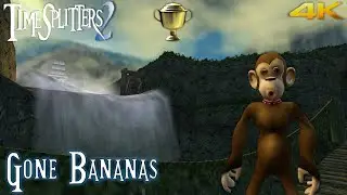 TimeSplitters 2 Challenges 'Gone Bananas' Gold Walkthrough (4K)