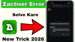 how to fix zarchiver operation completed with errors | zarchiver operation completed with errors fix