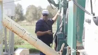 Seed Grader's experience in applying the new insecticide, CRUISER 350FS
