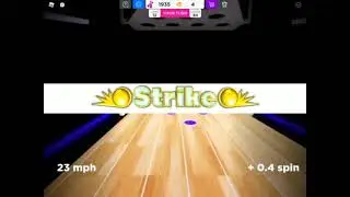 Rate my throw in The Lanes! [Roblox, Bowling]