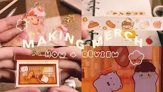 making merch with me ᐢ..ᐢ🥖 | how + review || VOGRACE ˎˊ˗