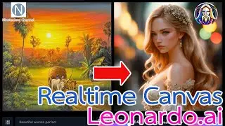 Realtime Canvas a powerful tool within Leonardo AI that enables you to generate unimaginable images.