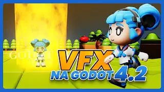 Efeito Visual com SHADER + PARTÍCULAS na Godot 4.2 | Godot 4 Tutorial  feat. @Le_x_Lu
