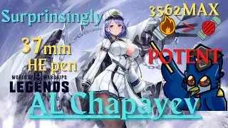 Azur lane Chapayev is Surprisingly Amazing! | World of Warships: Legends EU CC