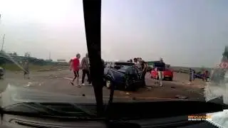 Жёсткая авария 27 09 2016