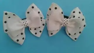 Красивый школьный бантик для начинающих!1 сентября уже скоро!!!