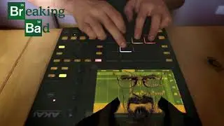 Akai Mpc One /  Finger Drumming jam, sampling Breaking bad Intro  / [ tv series chop 📺]