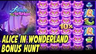MASSIVE WINS 🤑 £200 BONUS HUNT 🤑 - 🔥 ALICE IN WONDERLAND SLOTS 🔥