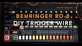 Behringer RD-8 DIY Clock Trigger Wire