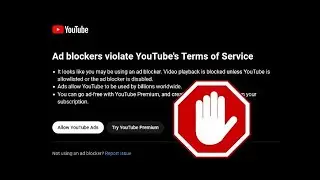 How to remove anti adblock Youtube