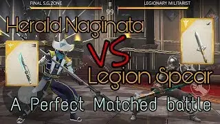 Shadow fight 3 Naginata vs Spear insane battle.