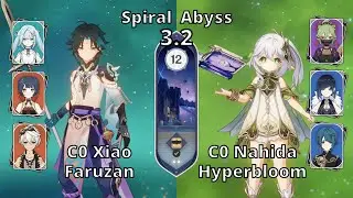 Spiral Abyss 3.3 C0 Xiao Faruzan & C0 Nahida Hyperbloom F2P