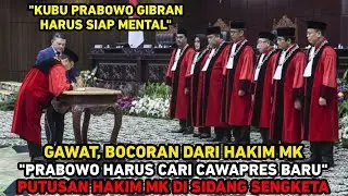Pernyataan Hakim MK : Prabowo Harus Cari Cawapres Baru, Kubu Prabowo-Gibran Harus Siap Mental