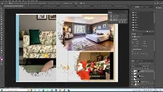 Photo Collage in Photoshop, photo collage ideas Photoshop, photo collage frame in telugu