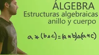 Álgebra - Estructuras algebraicas: Anillo y Cuerpo