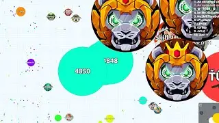 Agar.io - Destroying Teams in EXP/FFA (And some party clips)