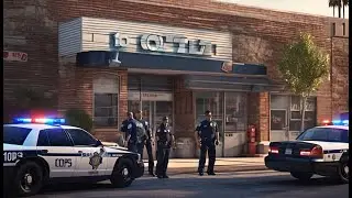 Crazy man films himself shooting up a gas station (NOT REAL THIS IS A GAME)