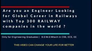 Global Career in Railway Signaling for Engineers