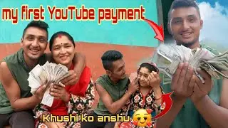 my first payment💸 form YouTube💲💲 mummy ko reaction 🤭🤭