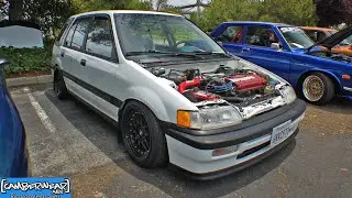 B20VTEC With AC In my Honda Civic Wagon -2011-