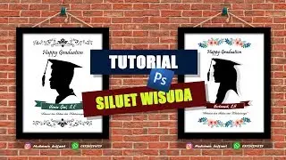 CARA MEMBUAT SILUET WAJAH DI PHOTOSHOP | SILUET WISUDA KEREN