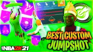 BEST CUSTOM JUMPSHOT IN NBA 2K21 AFTER PATCH 4! THE HIGHEST GREEN PRECNTAGE JUMPSHOT 2K21!