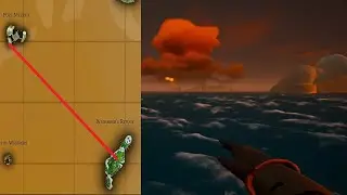 launch to wanderers refuge from golden sands (sovereign launch sea of thieves)
