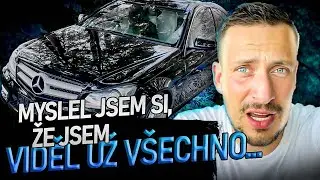 Tohle bych nikdy nedovezl! Řezané auto dovezené konkurencí. Prověření Mercedes C350 z Ameriky