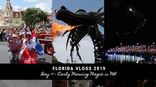 FLORIDA VLOGS 2019|WALT DISNEY WORLD & UNIVERSAL STUDIOS|DAY11 EARLY MORNING MAGIC| DAILYDISNEYGIRLS