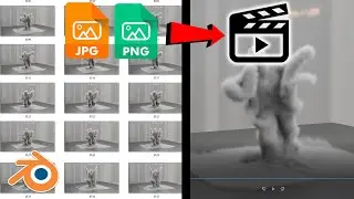 1 Minute Blender Tutorial: How to Convert Images from Renders into Videos