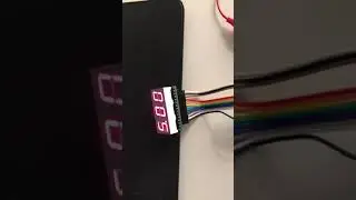 3 Digit 7 Segment Multiplexed Display  testing