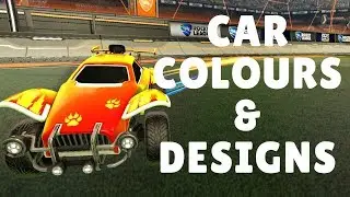 My Car Designs & Colours In Rocket League
