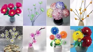 DIY Flower Crafts | Beautiful Handmade Flowers Using Simple Materials