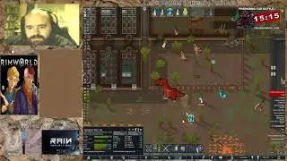 RimWorld (Defending ourselves against a T-rex)