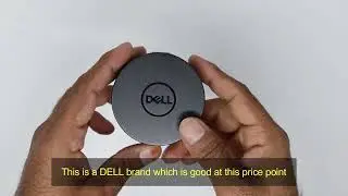 Dell USB-C Portable Dock Station, Type C 4K LAN support for Laptop & Mobile - Unbox Review & Testing