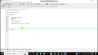 How to find The Area OF A Squre c++